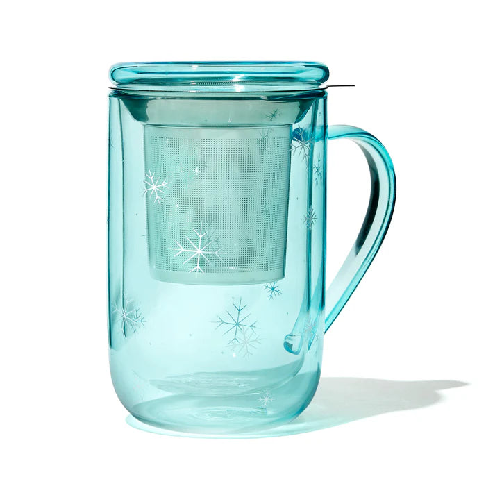 Double Walled Glass Nordic Mug with Infuser