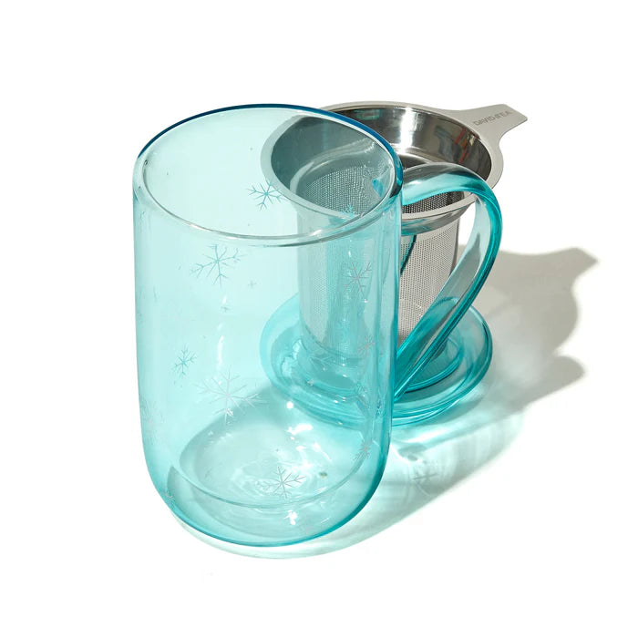 Double Walled Glass Nordic Mug with Infuser