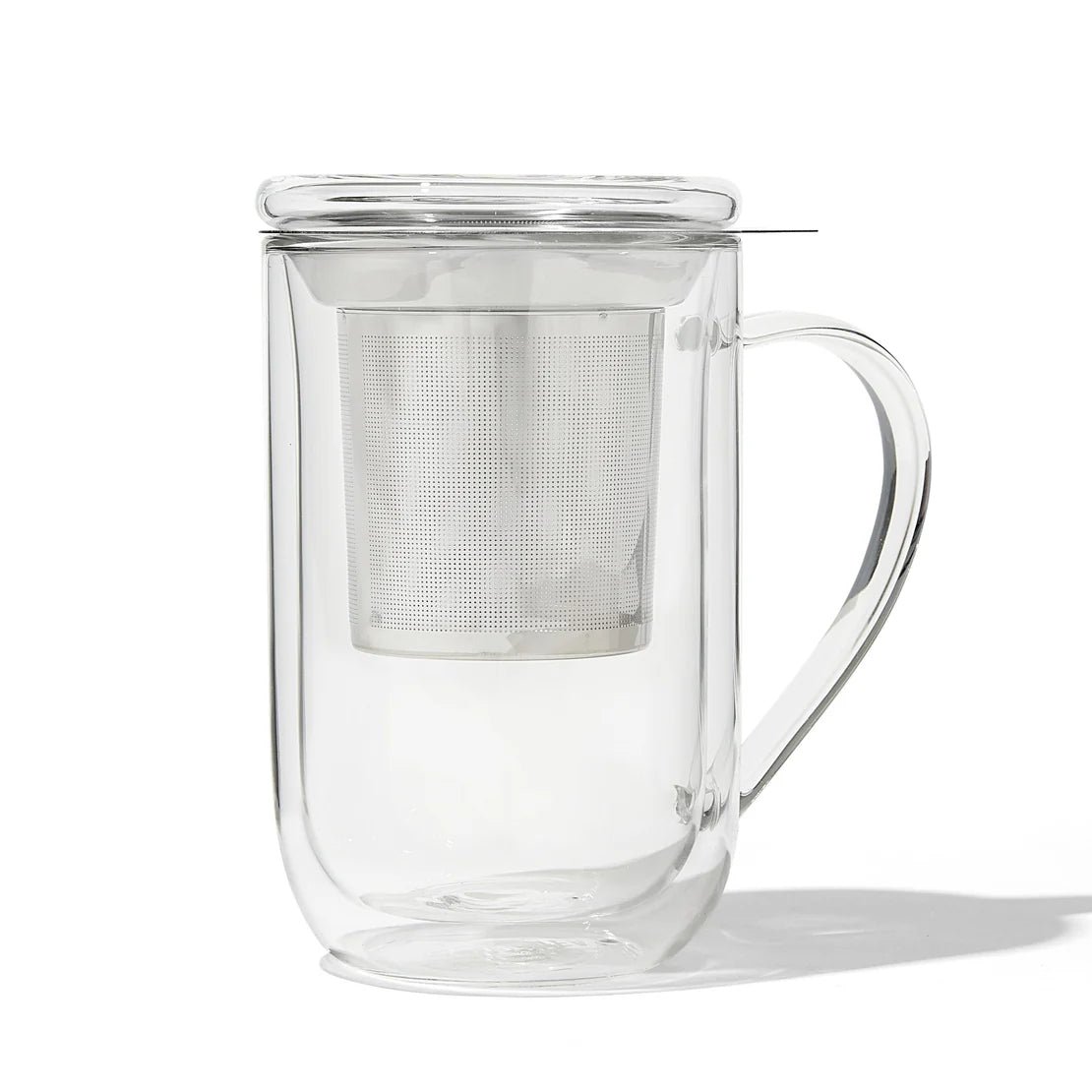 Double Walled Glass Nordic Mug with Infuser
